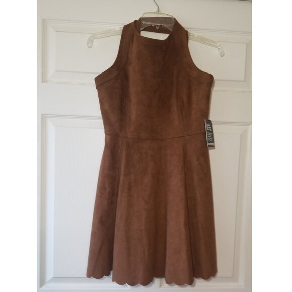 Express Suede Mini Dress - Picture 3 of 7